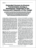 Extended HumantoHuman Transmission during a Monkeypox Outbreak in the Democratic Republic of the Congo