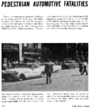 Pedestrian automotive fatalities