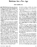 Medicine for a new age