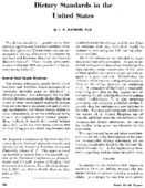 Dietary standards in the United States