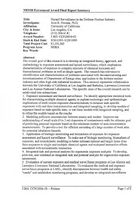 Worker Exposure Assessment and Hazard Surveillance