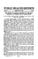 Public health reports  v 47 no 7 FEBRUARY 12 1932