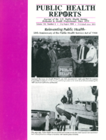 Public Health Reports  v 109 no 4 JulyAugust 1994  cover