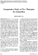 Comparative Study Of Two Therapies For Gonorrhea