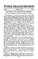 Public Health Reports  V 30 No 16 April 16 1915
