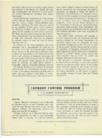 Leprosy control program