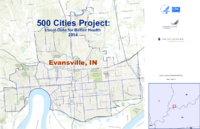 500 Cities Project Local Data for Better Health 2014 Evansville Indiana