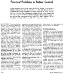 Practical problems in rabies control