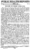 Public Health Reports  V 36 No 15 April 15 1921