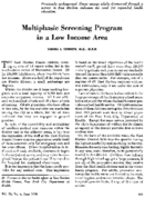 Multiphasic screening program in a low income area