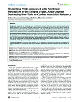 Pinpointing P450s Associated with Pyrethroid Metabolism in the Dengue Vector Aedes aegypti Developing New Tools to Combat Insecticide Resistance