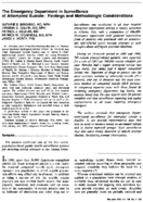 The emergency department in surveillance of attempted suicide findings and methodologic considerations