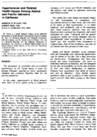 Hypertension and related health issues among Asians and Pacific Islanders in California