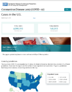 Coronavirus disease COVID19 cases in the US updated on July 25 2020