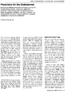 Physicians for the underserved