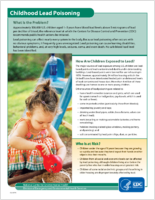 Childhood lead poisoning