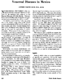 Venereal diseases in Mexico