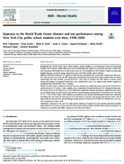 Exposure to the World Trade Center disaster and test performance among New York City public school students over time 19982003