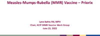 MeaslesMumpsRubella MMR vaccine  Priorix