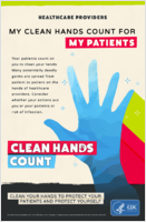 My Clean Hands Count for My Patients 1page poster