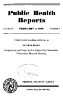 Public Health Reports  v 65 no 5  cover