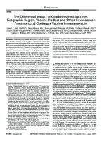 The Differential Impact of Coadministered Vaccines Geographic Region Vaccine Product and Other Covariates on Pneumococcal Conjugate Vaccine Immunogenicity