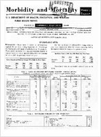 Morbidity and Mortality Weekly Report Vol 13 No 39 for Release October 2 1964