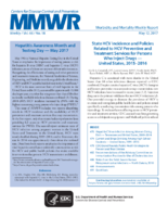 MMWR Morbidity and Mortality Weekly Report Vol 66 No 18 May 12 2017