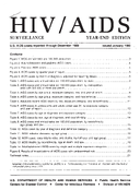 HIVAIDS Surveillance AIDS Cases Reported Through December 1989