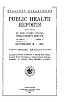 Public Health Reports  v 43 no 37  cover