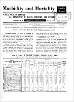 Morbidity and Mortality Weekly Report Vol 10 No 48 for Release December 8 1961