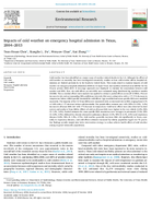 Impacts of cold weather on emergency hospital admission in Texas 20042013