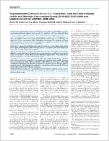 Polyfluoroalkyl Chemicals in the US Population Data from the National Health and Nutrition Examination Survey NHANES 20032004 and Comparisons with NHANES 19992000