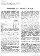 Strontium 90 content of wheat