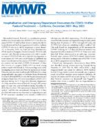 Hospitalization and Emergency Department Encounters for COVID19 After Paxlovid Treatment  California December 2021May 2022
