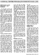 NATIONAL CENTER FOR HEALTH STATISTICS DATA LINE