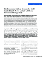 The Pneumonia Etiology Research for Child Health Project A 21st Century Childhood Pneumonia Etiology Study