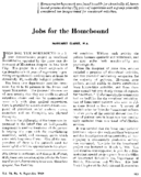 Jobs for the homebound