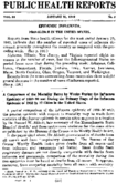 Public Health Reports  V 34 No 5 January 31 1919