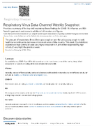 Respiratory Virus Data Channel Weekly Snapshot