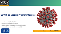 COVID19 vaccine program updates