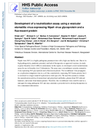 Development of a neutralization assay using a vesicular stomatitis virus expressing Nipah virus glycoprotein and a fluorescent protein