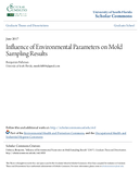Influence of environmental parameters on mold sampling results