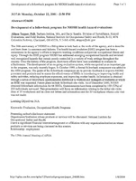 Development of a Followback Program for NIOSH Health Hazard Evaluations