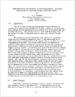 Performance of Manpack Electromagnetic Location Equipment in Trapped Miner Location Tests