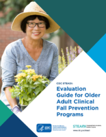 CDC STEADI  evaluation guide for older adult clinical fall prevention programs