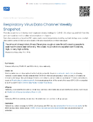 Respiratory Virus Data Channel Weekly Snapshot
