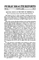 Public health reports  v 44 no 11  MARCH 15 1929