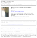 Carbon monoxide poisoning and death after the use of explosives in a sewer construction project