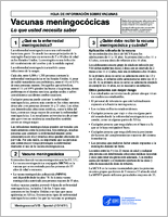 Vacunas meningococicas  lo que usted necesita saber